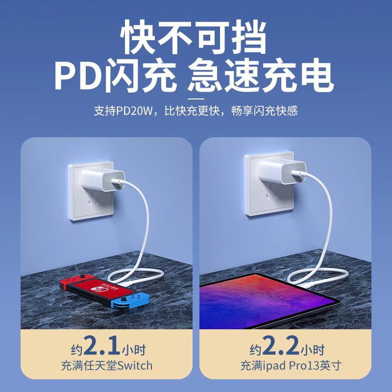 Double headed typc data cable